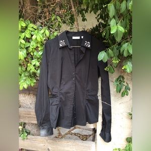 Black long sleeve, petite, excellent for business casual